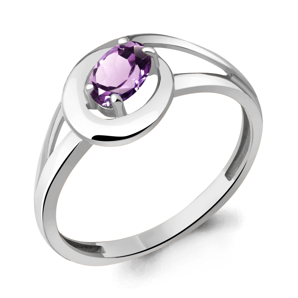 

Кольцо из серебра с аметистом Aquamarine Aquamarine 6948504_925_р р, 6948504_925_р