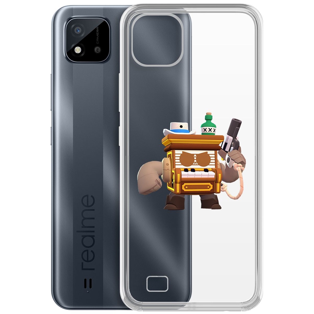 

Чехол-накладка Brawl Stars-8-бит из салуна для Realme C11 (2021)