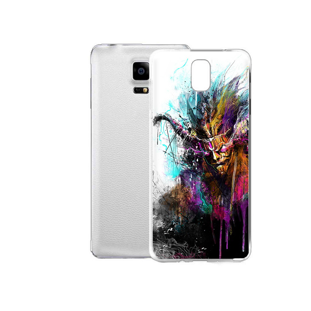 

Чехол MyPads Tocco для Samsung Galaxy Note Edge яркий дьявол (PT11952.563.709), Прозрачный, Tocco