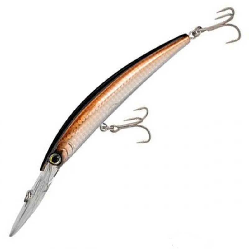 

Воблер R1136 HRSN Yo Zuri CRYSTAL MINNOW DEEP DIVER 130F, Коричневый