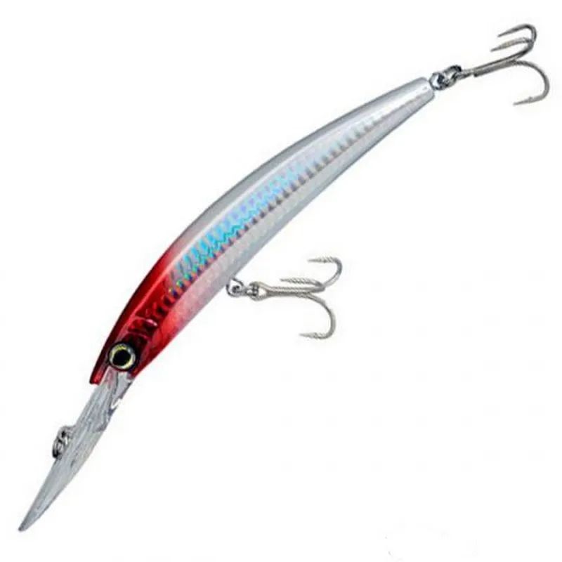 

Воблер R1136 HRH Yo Zuri CRYSTAL MINNOW DEEP DIVER 130F, Серебристый;красный