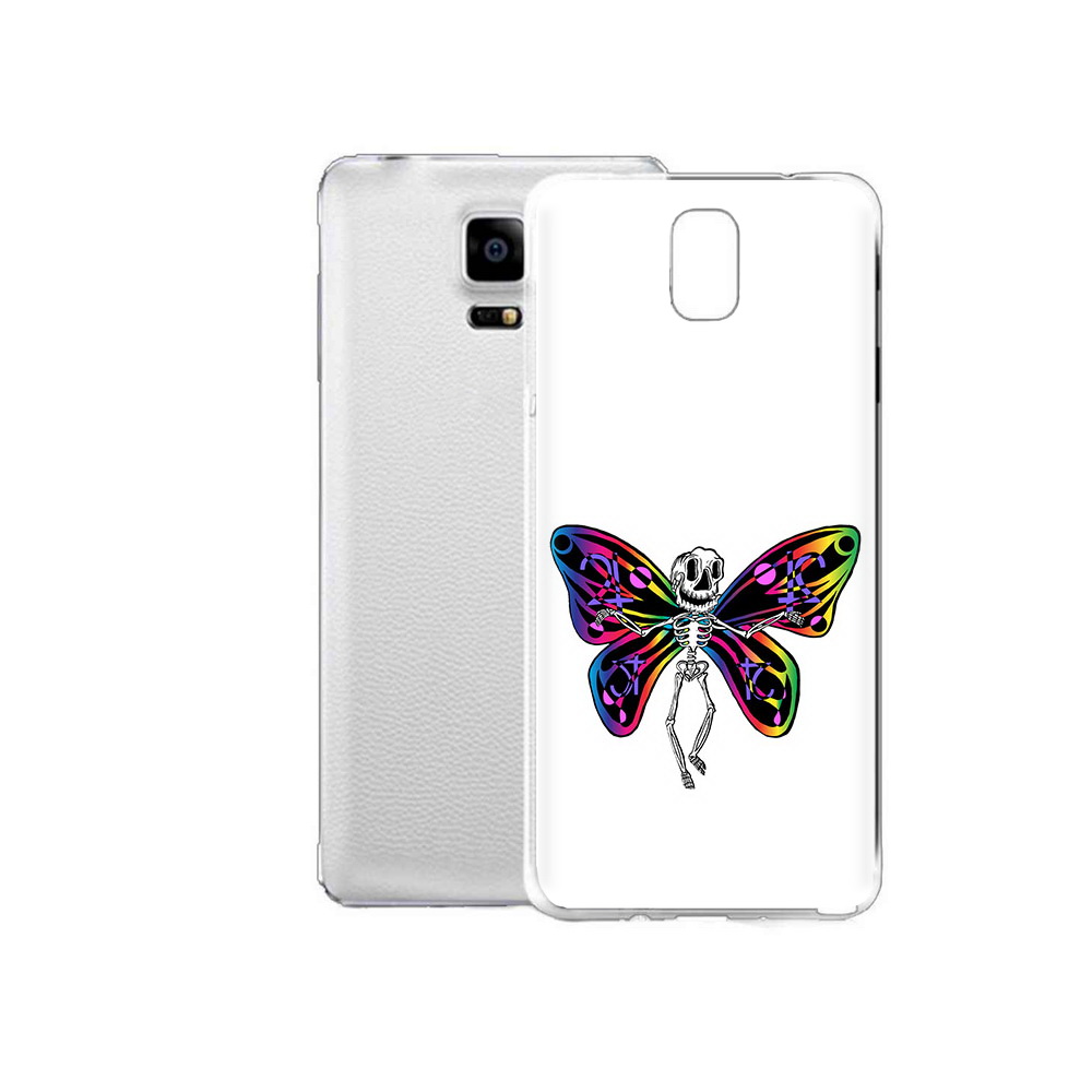 

Чехол MyPads Tocco для Samsung Galaxy Note Edge эффект бабочки (PT11952.563.701), Прозрачный, Tocco