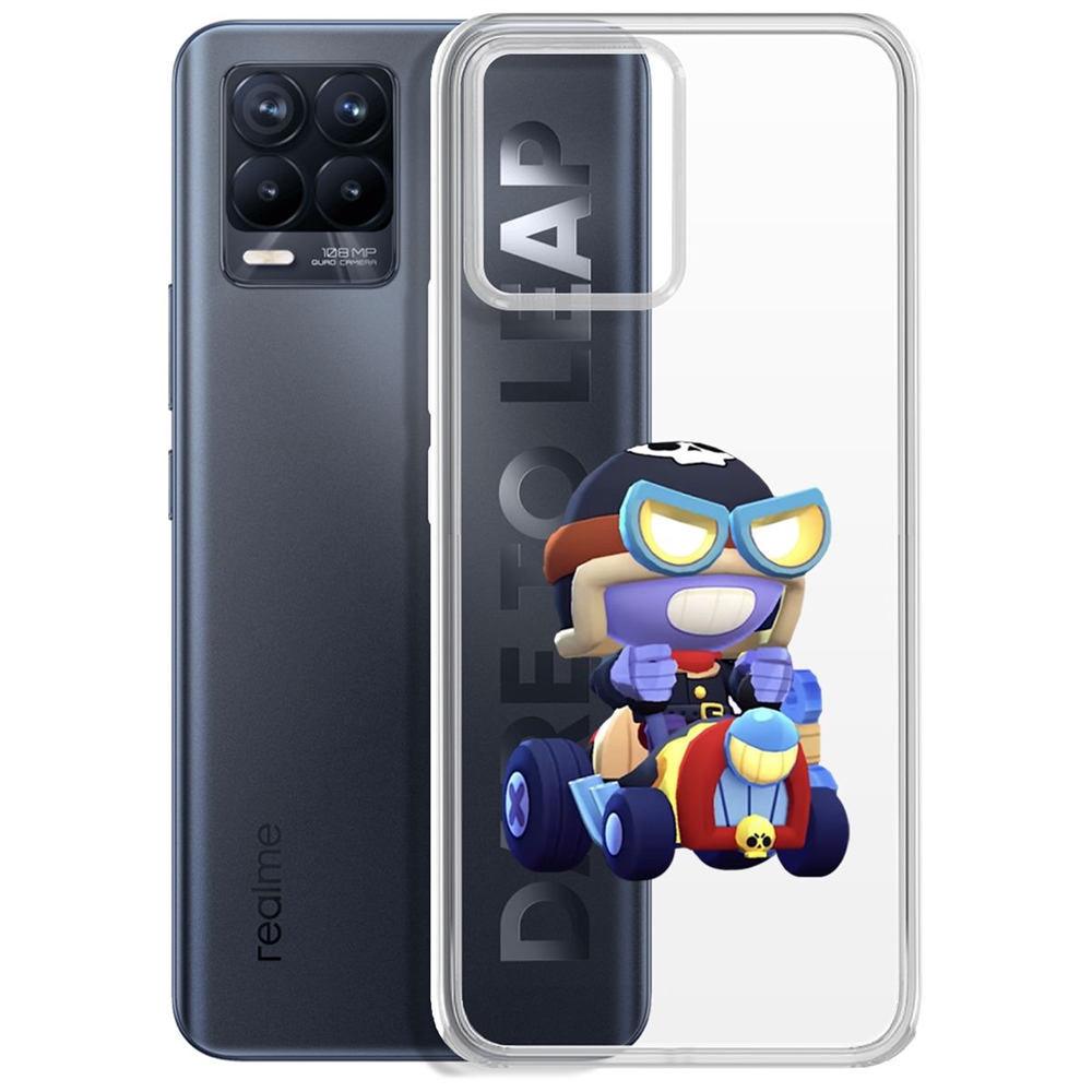 

Чехол-накладка Brawl Stars-Безумный Карл для Realme 8/8 Pro 4G