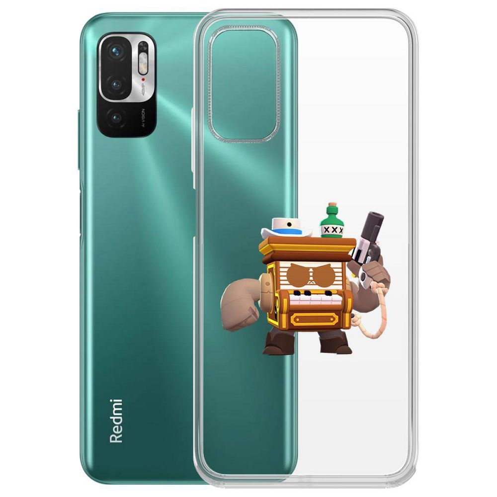 

Чехол-накладка Brawl Stars-8-бит из салуна для Xiaomi Redmi Note 10T/ Poco M3 Pro