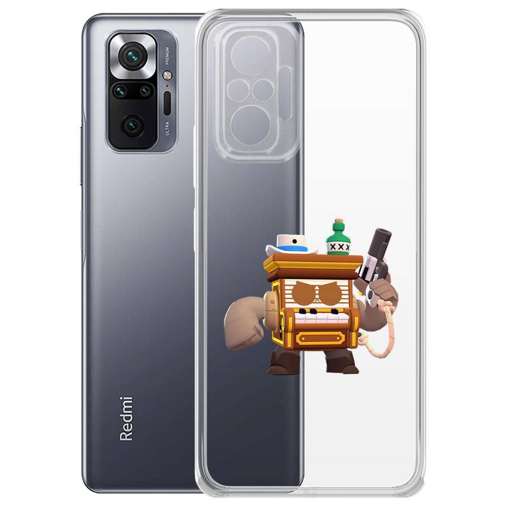 

Чехол-накладка Brawl Stars-8-бит из салуна для Xiaomi Redmi Note 10 Pro