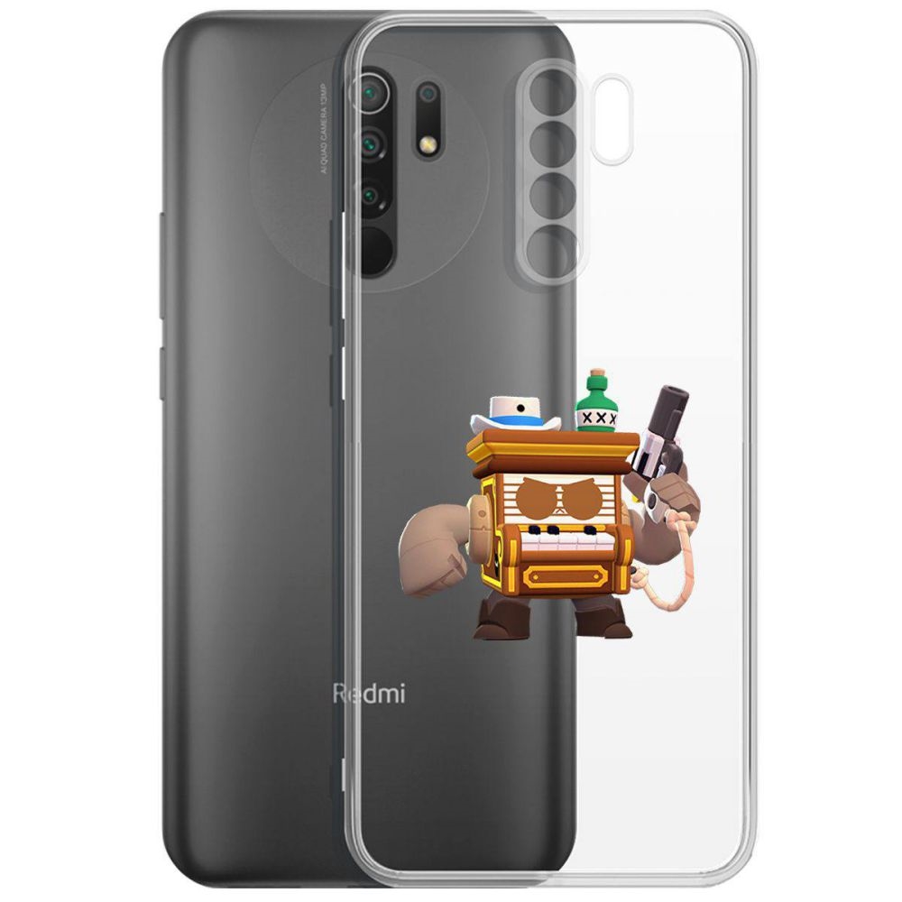 

Чехол-накладка Brawl Stars-8-бит из салуна для Xiaomi Redmi 9