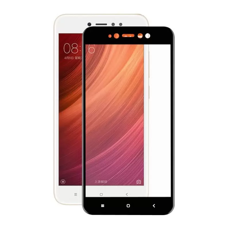 

Защитное стекло для Xiaomi Redmi Note 5A Prime полное покрытие, черный