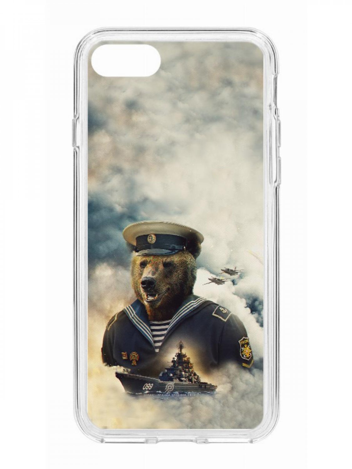 

Противоударный чехол для iPhone 7 Kruche Print Орда 2 прозрачный с рисунком
