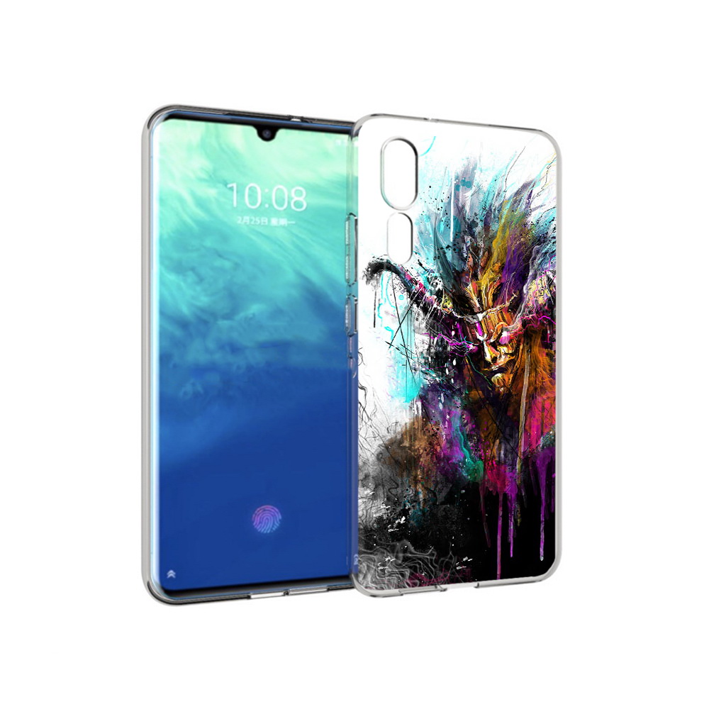 Чехол MyPads Tocco для ZTE Axon 10 Pro яркий дьявол (PT134302.444.709)