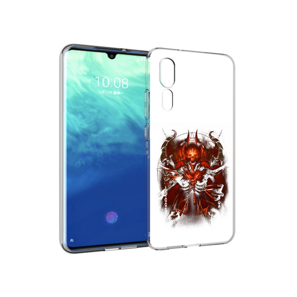 Чехол MyPads Tocco для ZTE Axon 10 Pro яркий демон (PT134302.444.708)
