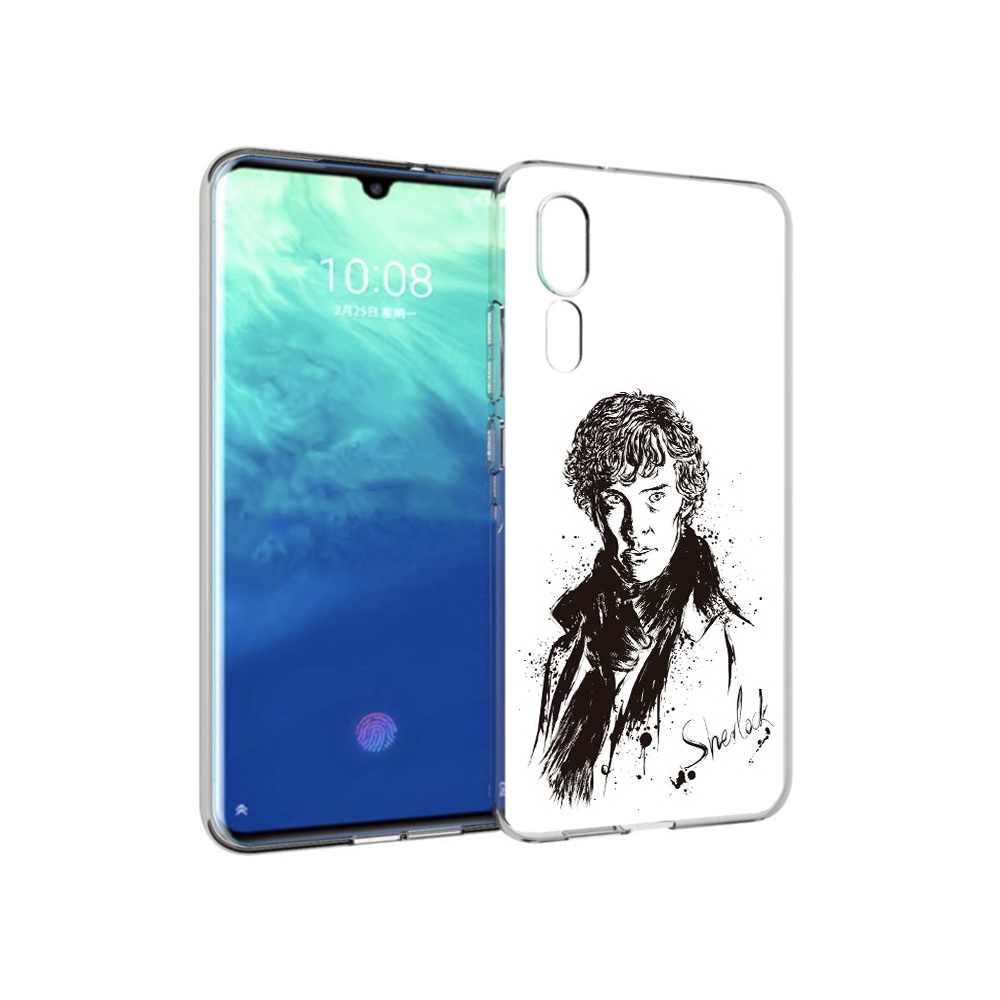 Чехол MyPads Tocco для ZTE Axon 10 Pro шерлок холмс портрет (PT134302.444.698)