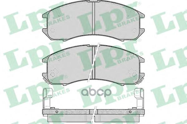 

Тормозные колодки Lpr 05P036