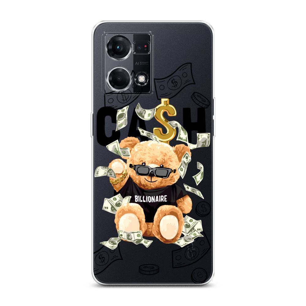 

Чехол на Oppo Reno 7 4G "Big cash", Черный;серый;бежевый, 2511450-6