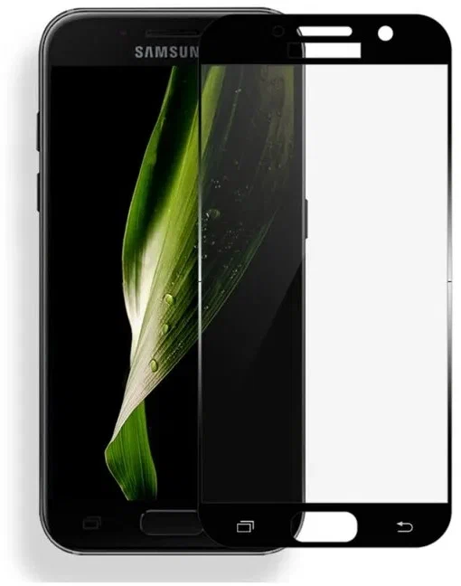 

Защитное стекло для Samsung A720F Galaxy A7 (2017) полное покрытие, черный