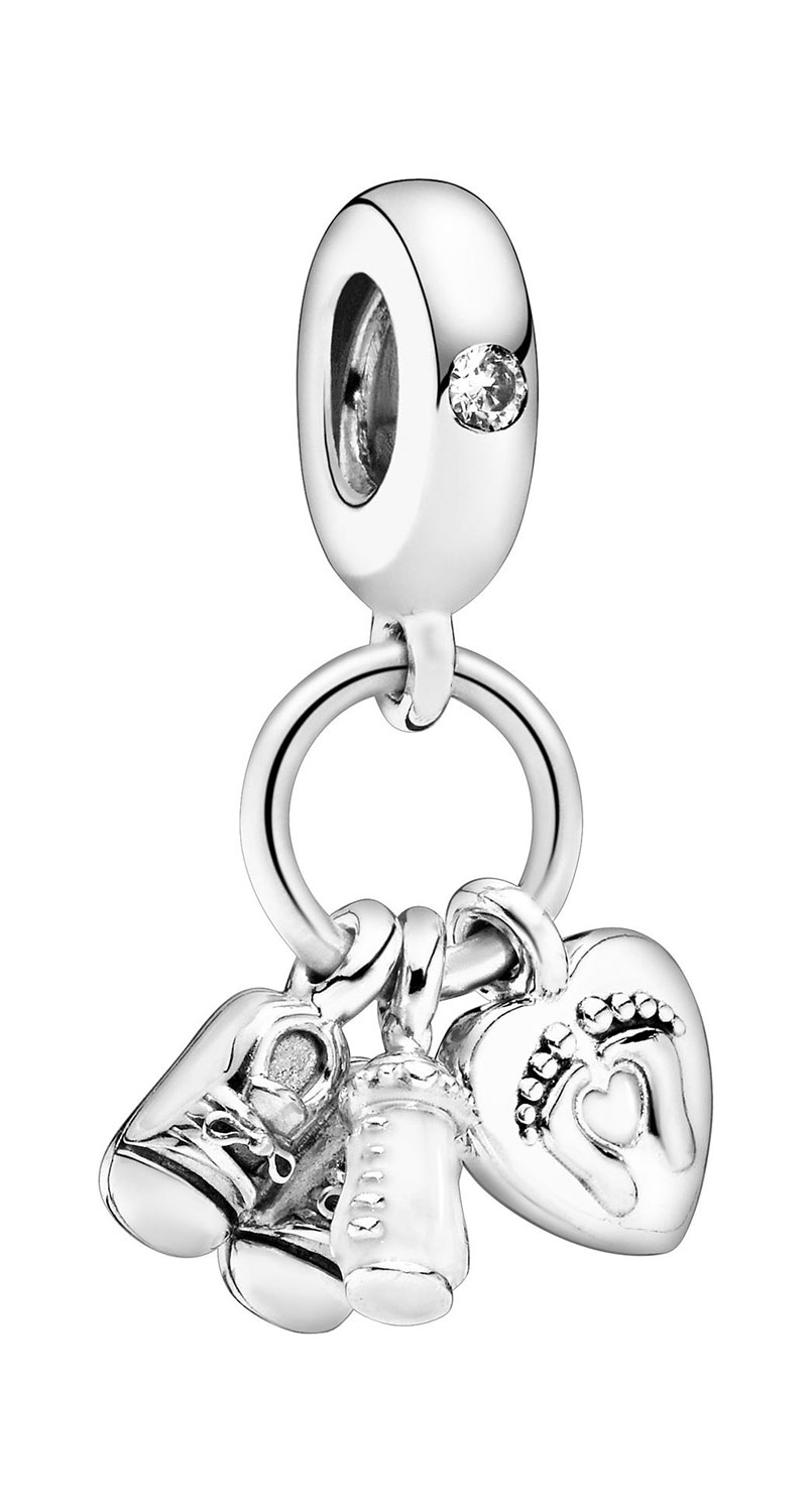 

Шарм из серебра с фианитом Pandora 798106CZ, 798106CZ