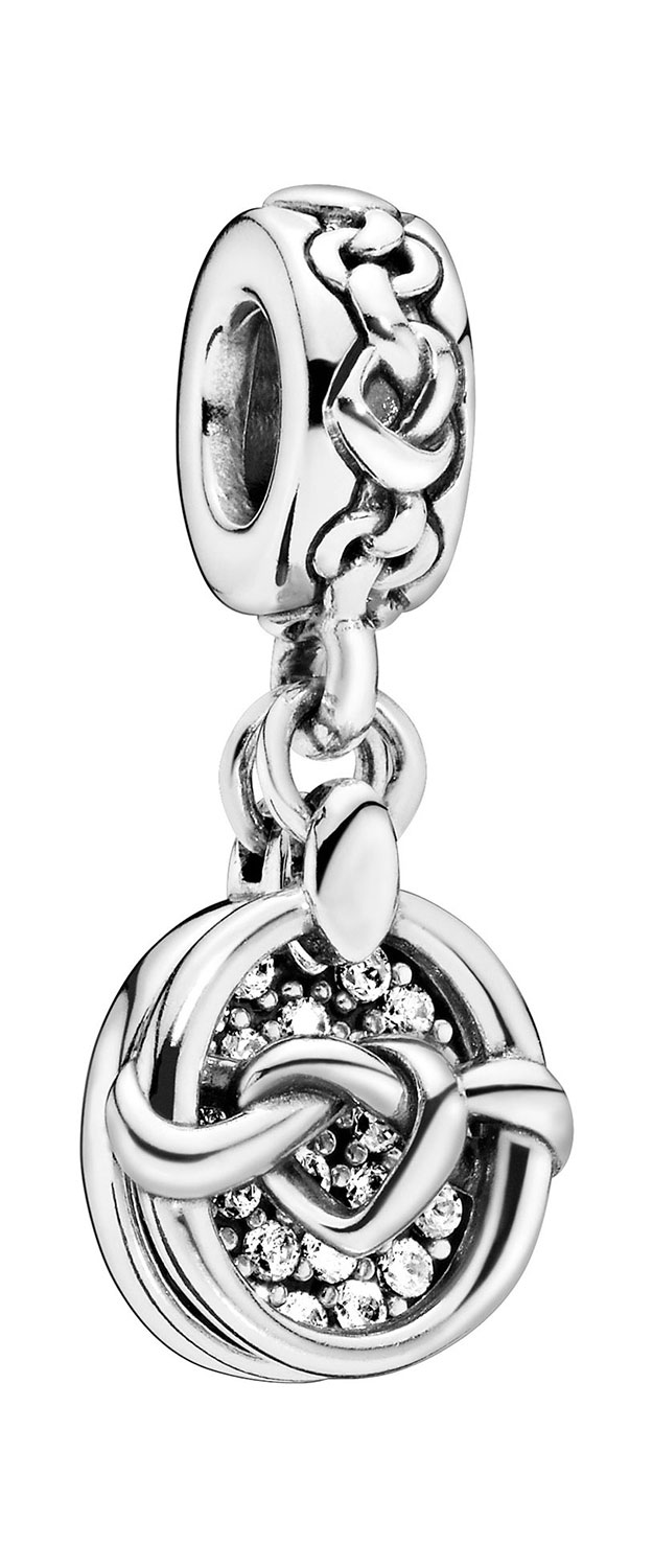 

Шарм из серебра с фианитом Pandora 798095CZ, 798095CZ