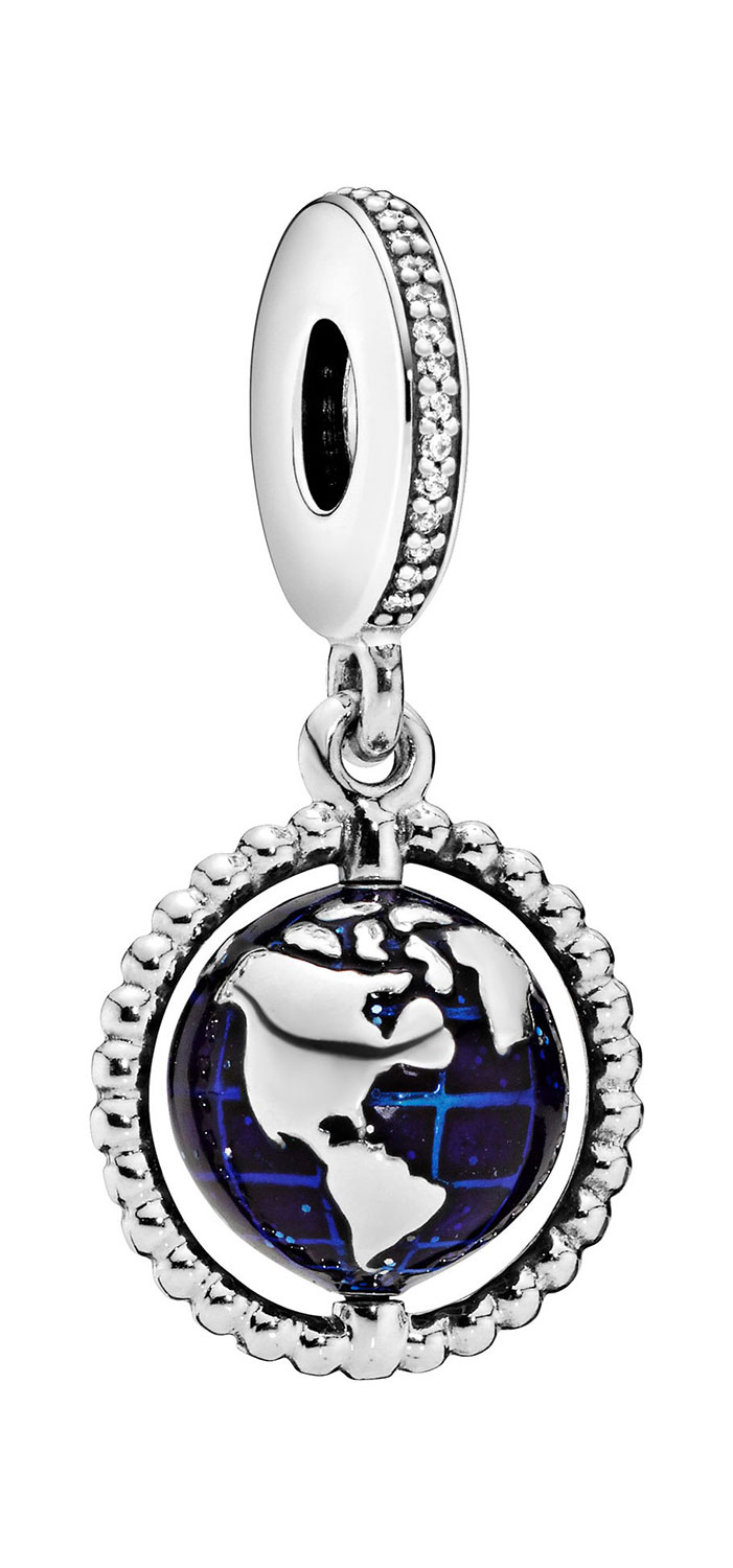 

Шарм из серебра с фианитом Pandora 798021CZ, 798021CZ