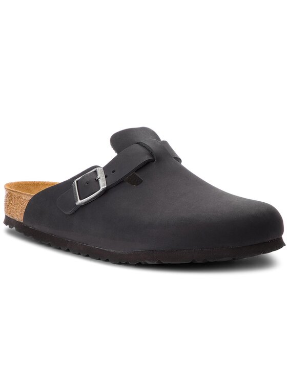 

Сабо мужские Birkenstock Boston Bs 0059461 черные 44 EU, Черный, Boston Bs 0059461
