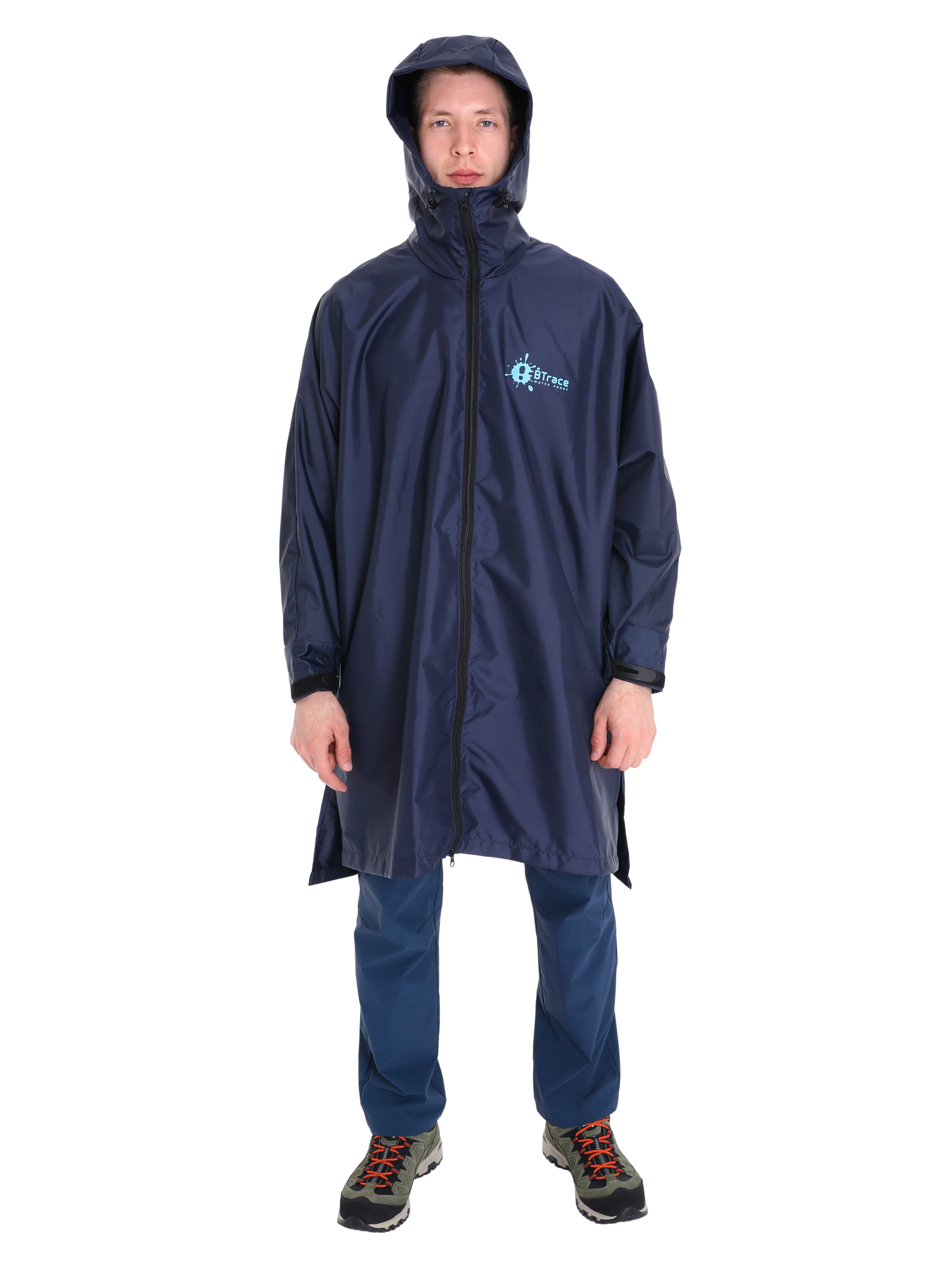 Дождевик мужской BTrace Rain Zipper (Р. 52-56) синий 52