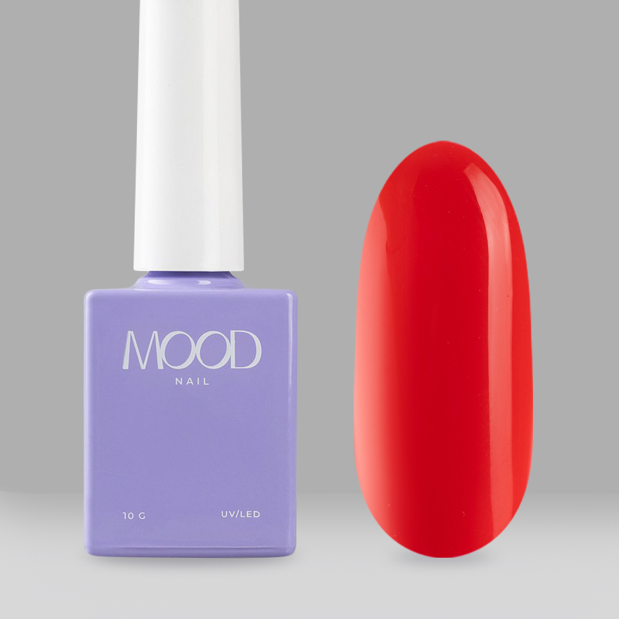 Гель-лак MOODNAIL One step Pedicure collection Red 10 г