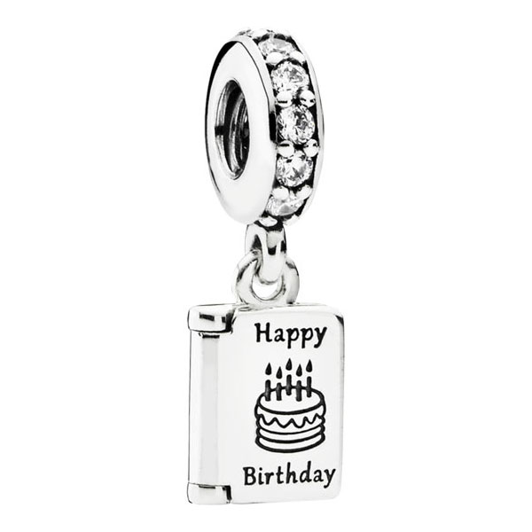 

Шарм из серебра с фианитом Pandora 791723CZ, 791723CZ