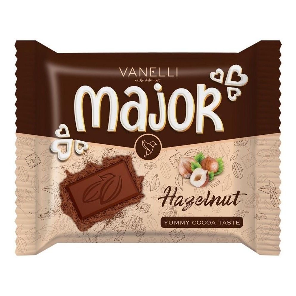 Шоколад Vanelli Major молочный с ореховым кремом 70 г