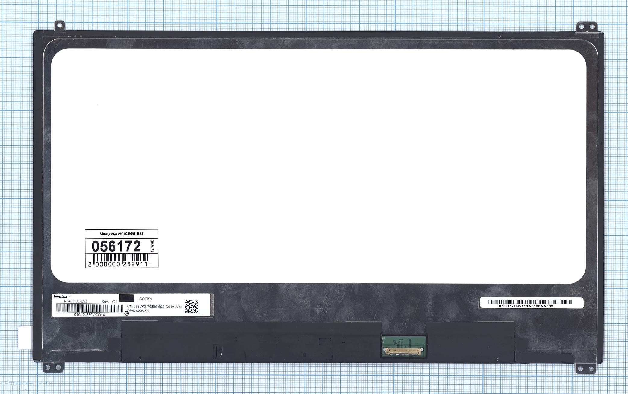

Матрица OEM для ноутбука N140BGE-E53 (100156172V), совместимая с p/n: N140BGE-E53