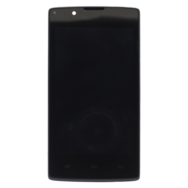 Дисплей BaseMarket для Fly FS401 Stratus 1 модуль с рамкой и тачскрином (черный) OEM