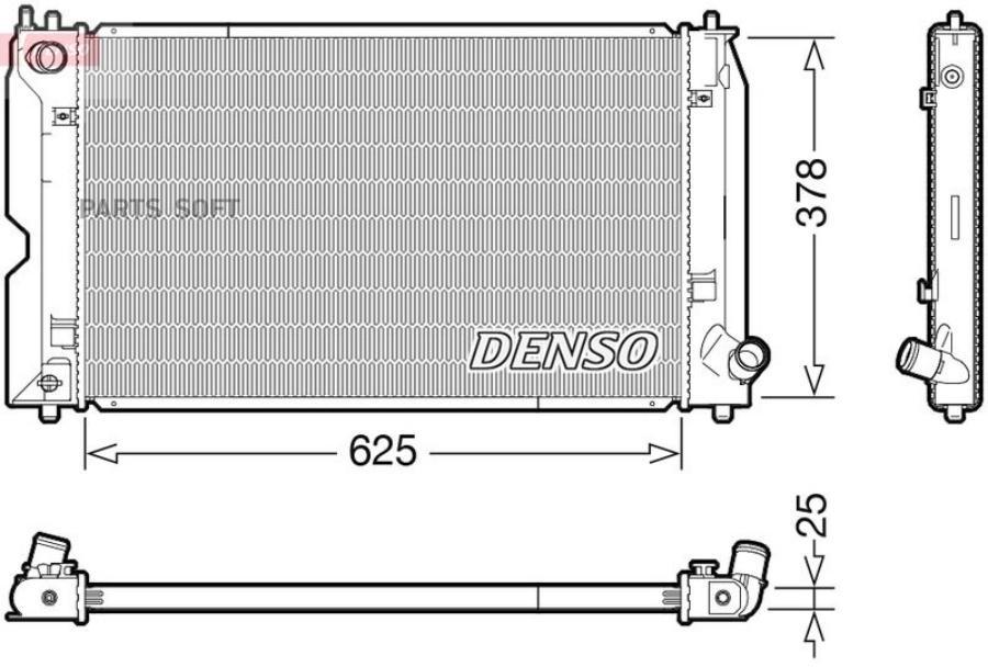 

DENSO Радиатор двигателя