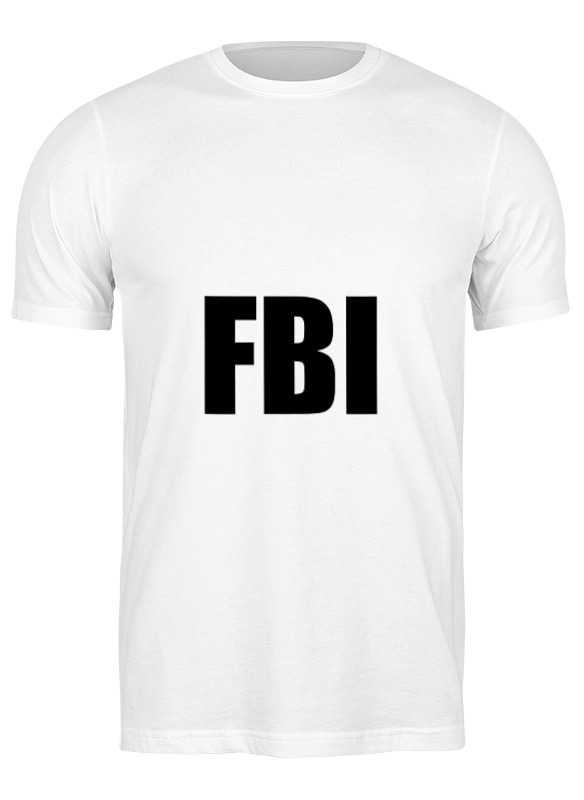 

Футболка мужская Printio Fbi фбр 0751996 белая 3XL, Белый, Fbi фбр 0751996