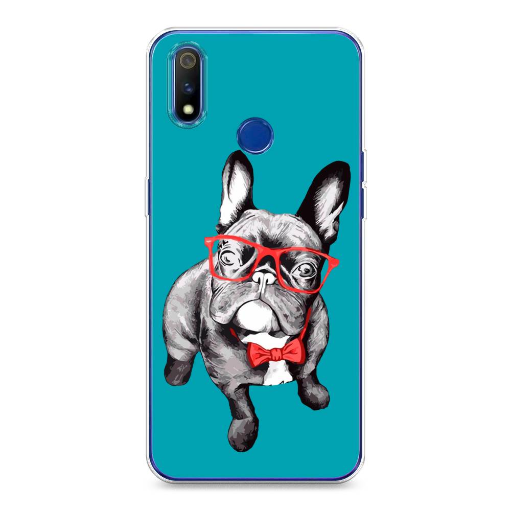 

Чехол на Realme 3 Pro "Французский бульдог", 251250-1