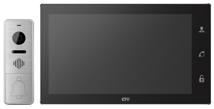 Комплект видеодомофона CTV-DP4106AHD, черный