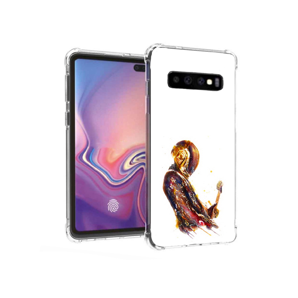 

Чехол MyPads Tocco для Samsung Galaxy S10+ космо-музыкант (PT125670.500.393), Прозрачный, Tocco