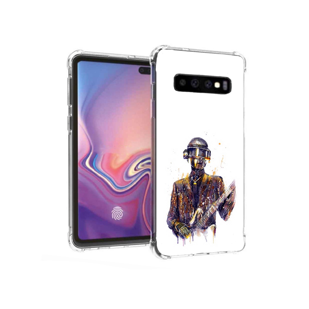 

Чехол MyPads Tocco для Samsung Galaxy S10+ космо-гитарист (PT125670.500.392), Прозрачный, Tocco