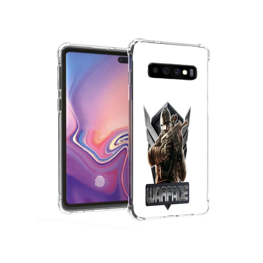 

Чехол MyPads Tocco для Samsung Galaxy S10+ игра про войну (PT125670.500.374), Прозрачный, Tocco