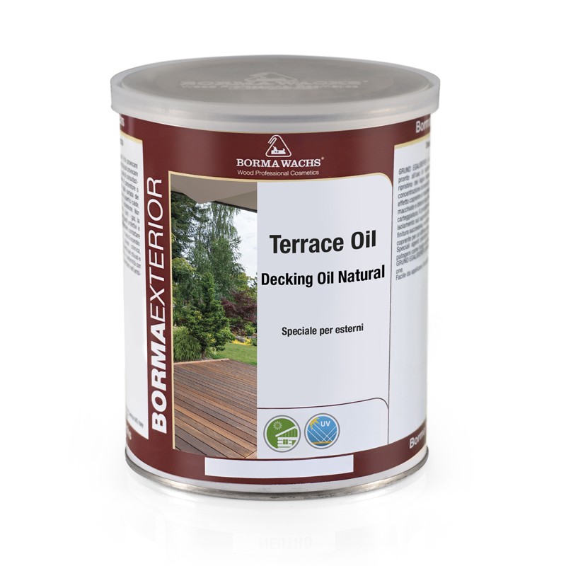 фото Цветное масло для террас borma terrace oil - decking oil natural (1 л 60 черное дерево ) borma wachs