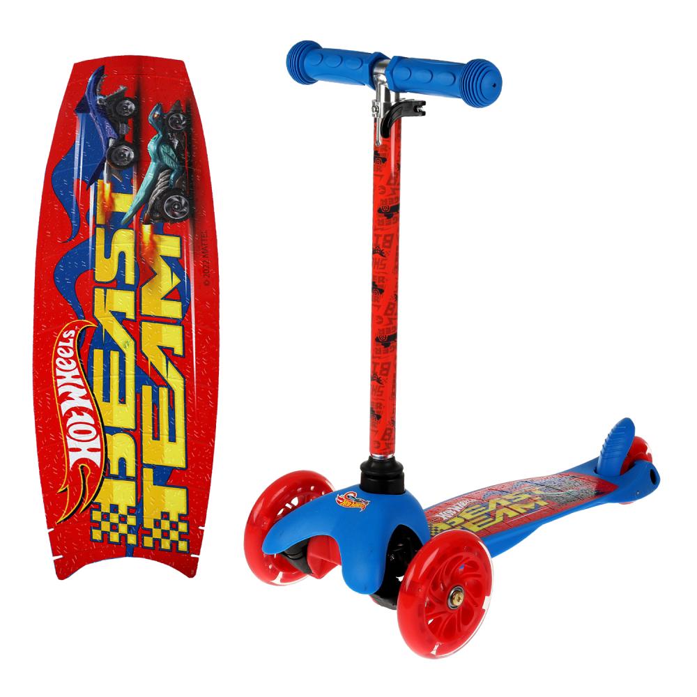 

Самокат детский трехколесный Next Hot Wheels, S00022-HW22, Hot Wheels, S00022-HW22