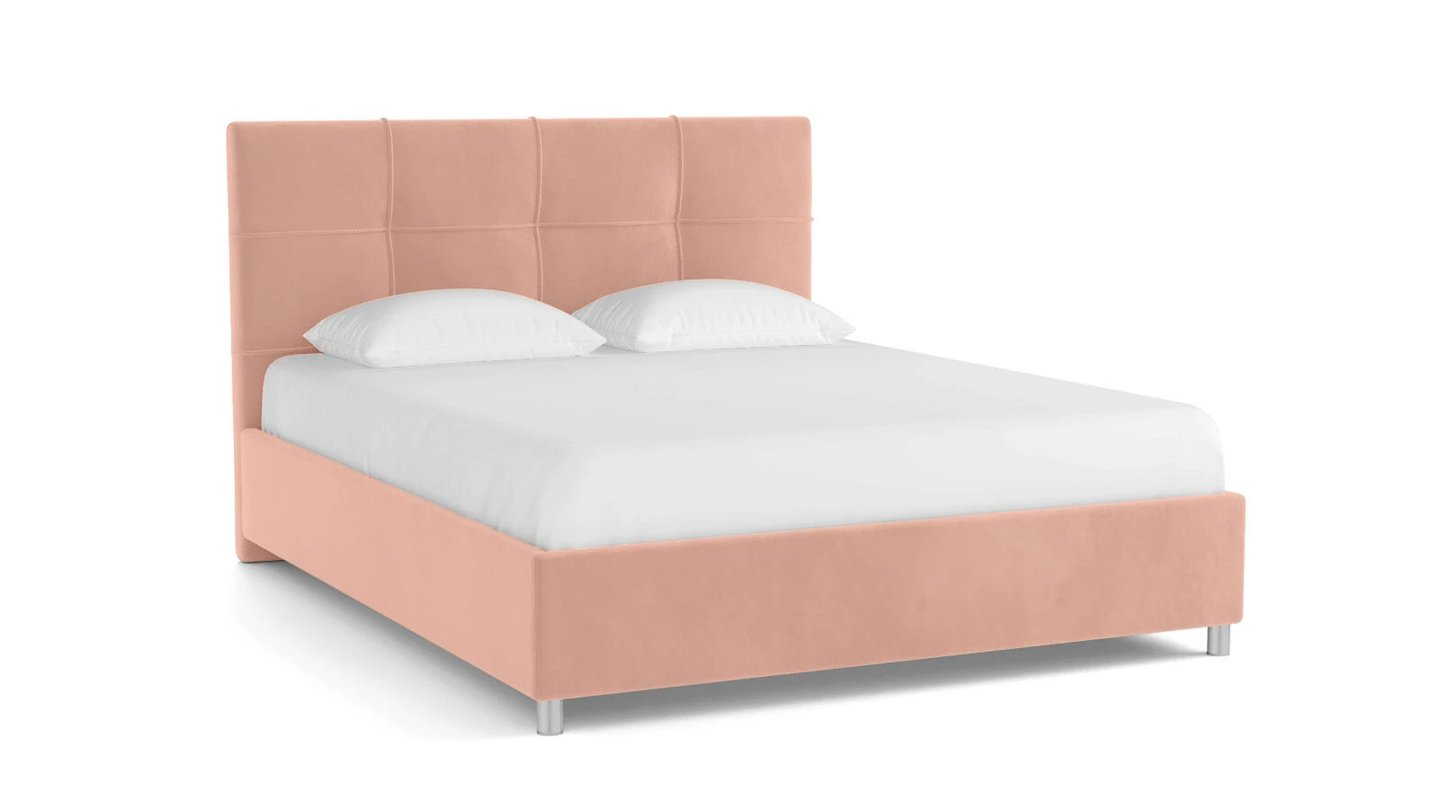 

Кровать Аскона с ПМ ELISA Тк. Casanova Rose 140х200, Розовый, ELISA
