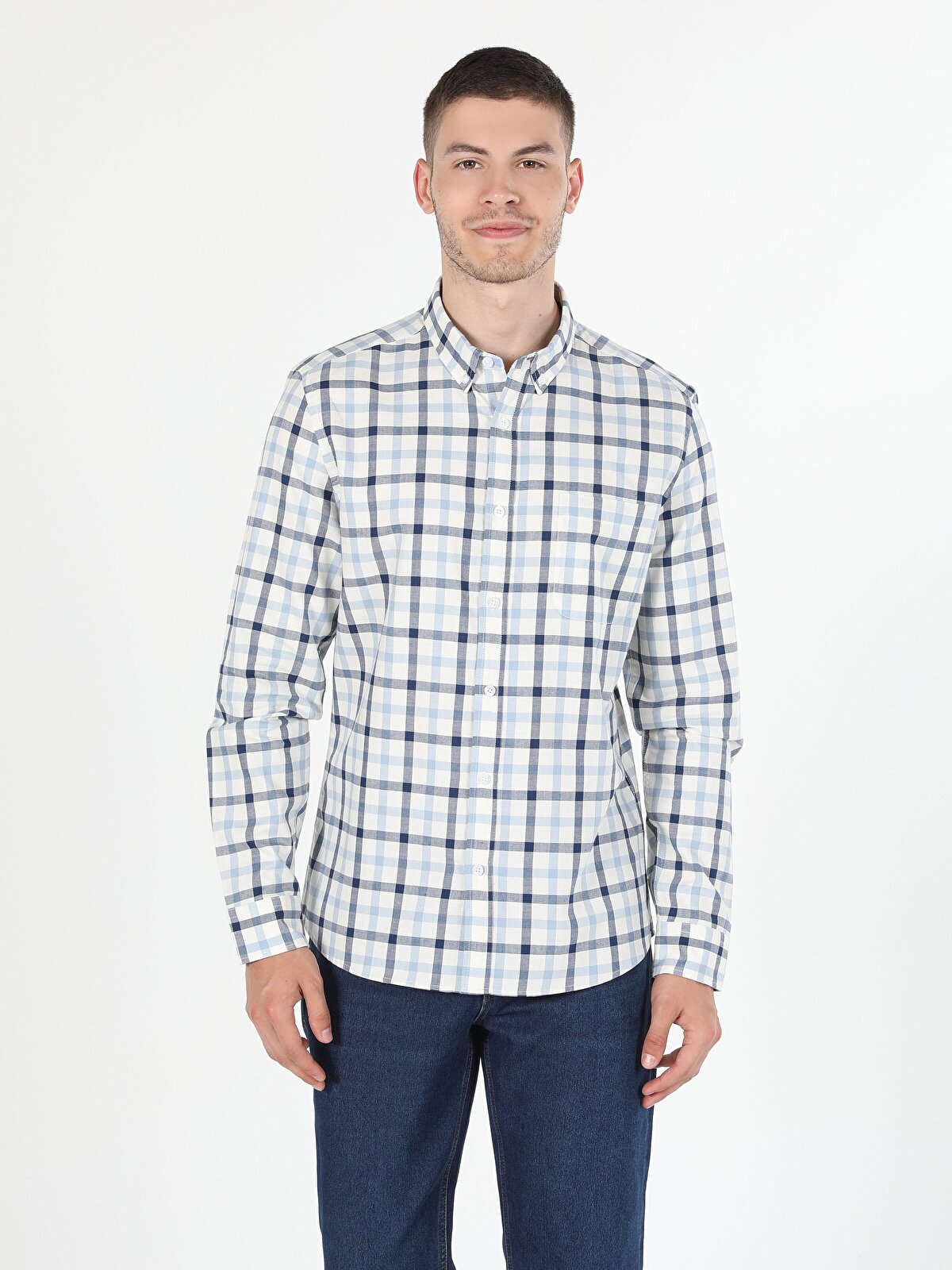 

Рубашка мужская Colin's CL1059763_Q1.V1 разноцветная XXL, Разноцветный, CL1059763_Q1.V1