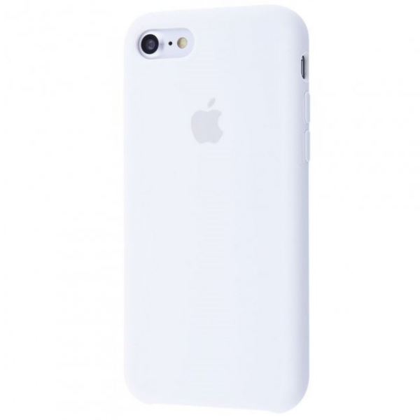 фото Чехол для iphone se (2020) silicon case 100% org white nobrand