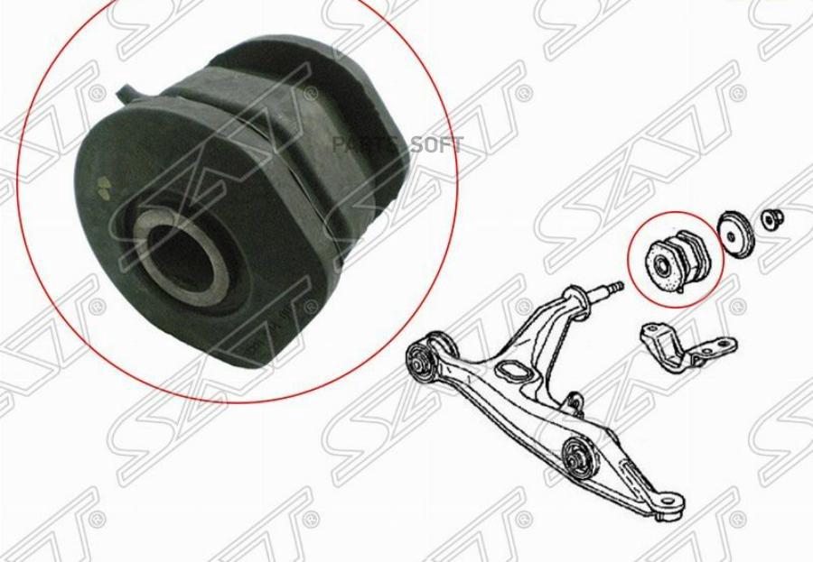 

Sat St-51391-S04-005 Сайлентблок Rr Переднего Нижнего Рычага Honda Civic/Cr-V/Integra/Orth