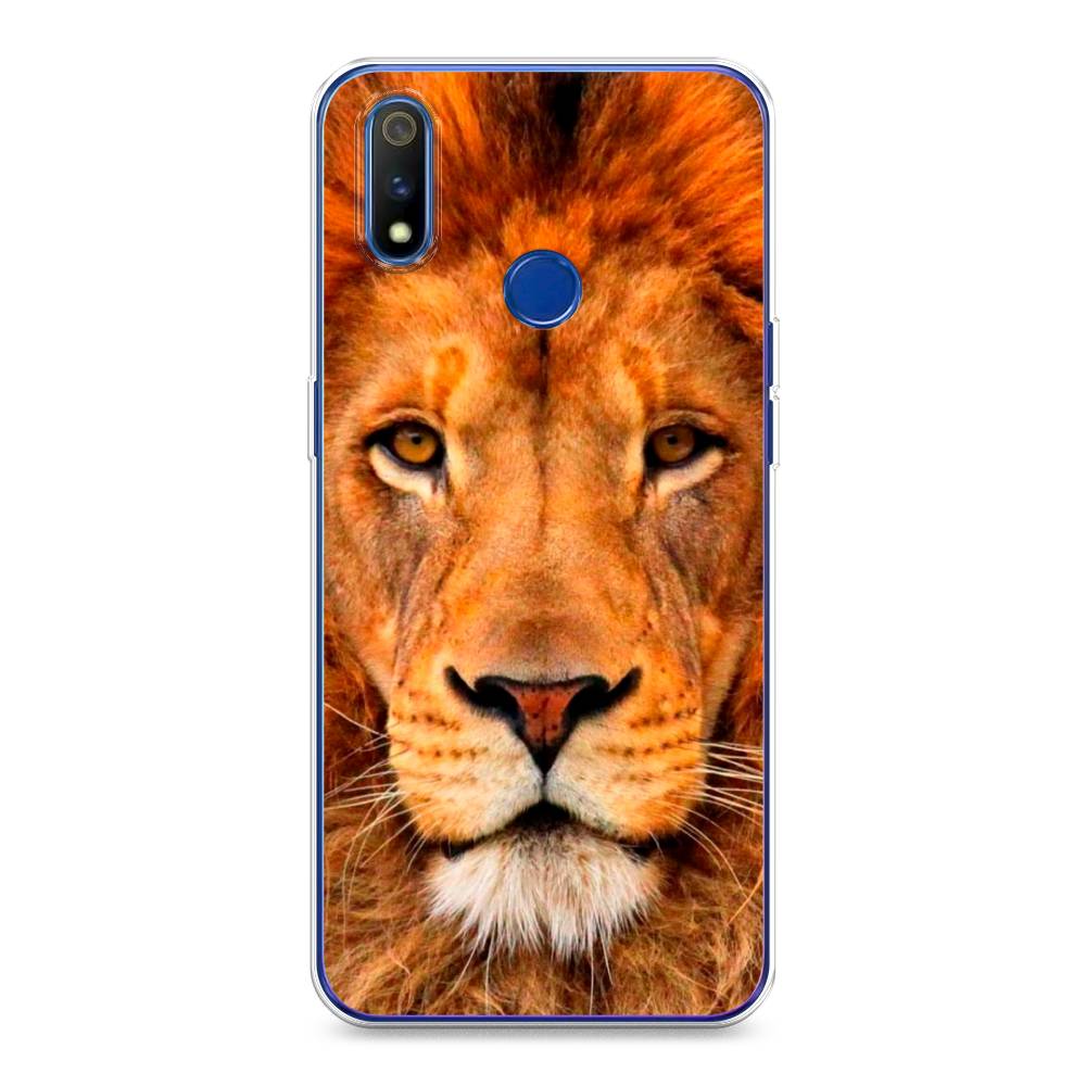 

Чехол на Realme 3 Pro "Благородный лев", Оранжевый, 251250-1