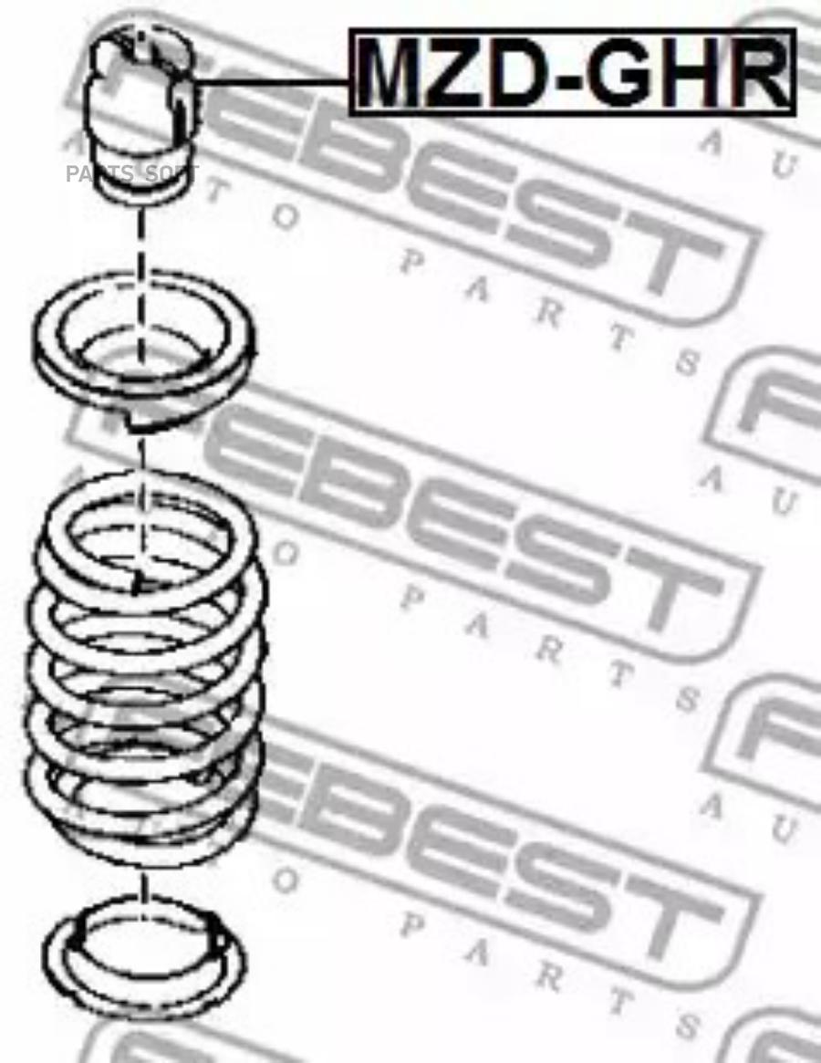 

FEBEST Отбойник зад.аморт.MAZDA 6 GH 2008-2013 FEBEST MZD-GHR
