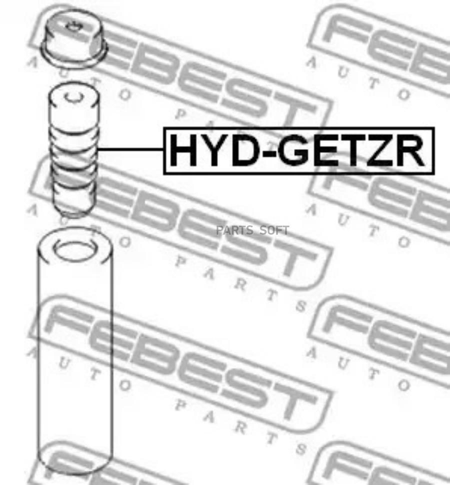 

FEBEST Отбойник зад.аморт.HYUNDAI GETZ 2002-2011 FEBEST HYD-GETZR