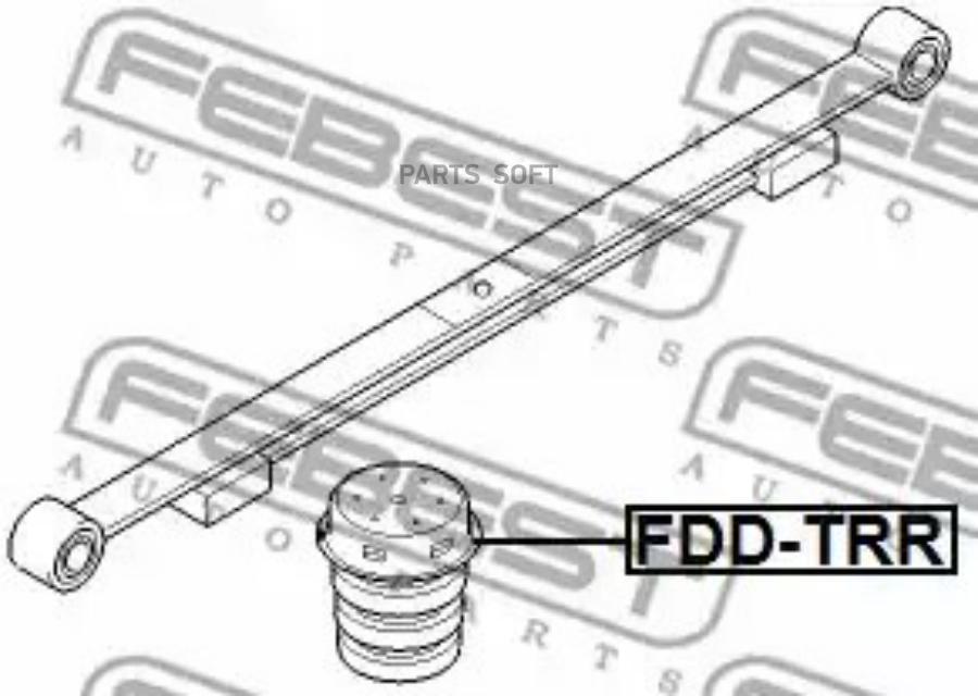 

FEBEST Отбойник зад.аморт.FORD TRANSIT TT9 2006-2013 FEBEST FDD-TRR