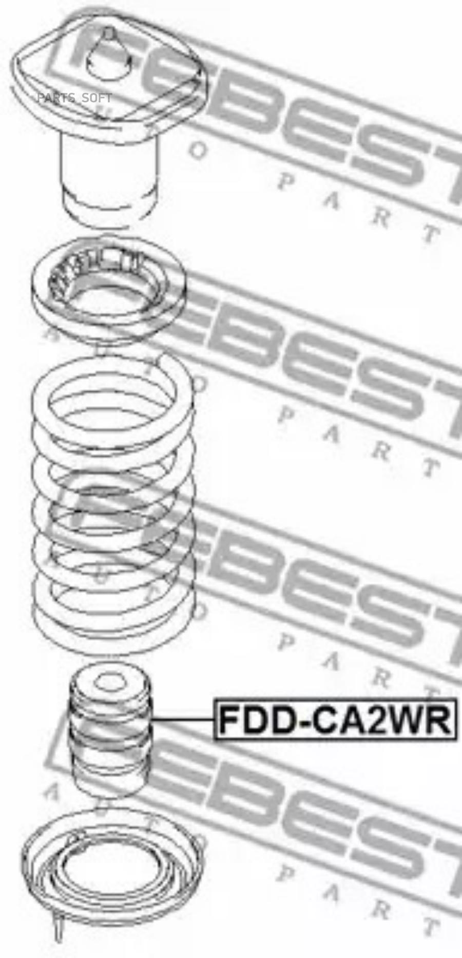 

FEBEST Отбойник зад.аморт.FORD MONDEO CA2 2007-2014 FEBEST FDD-CA2WR