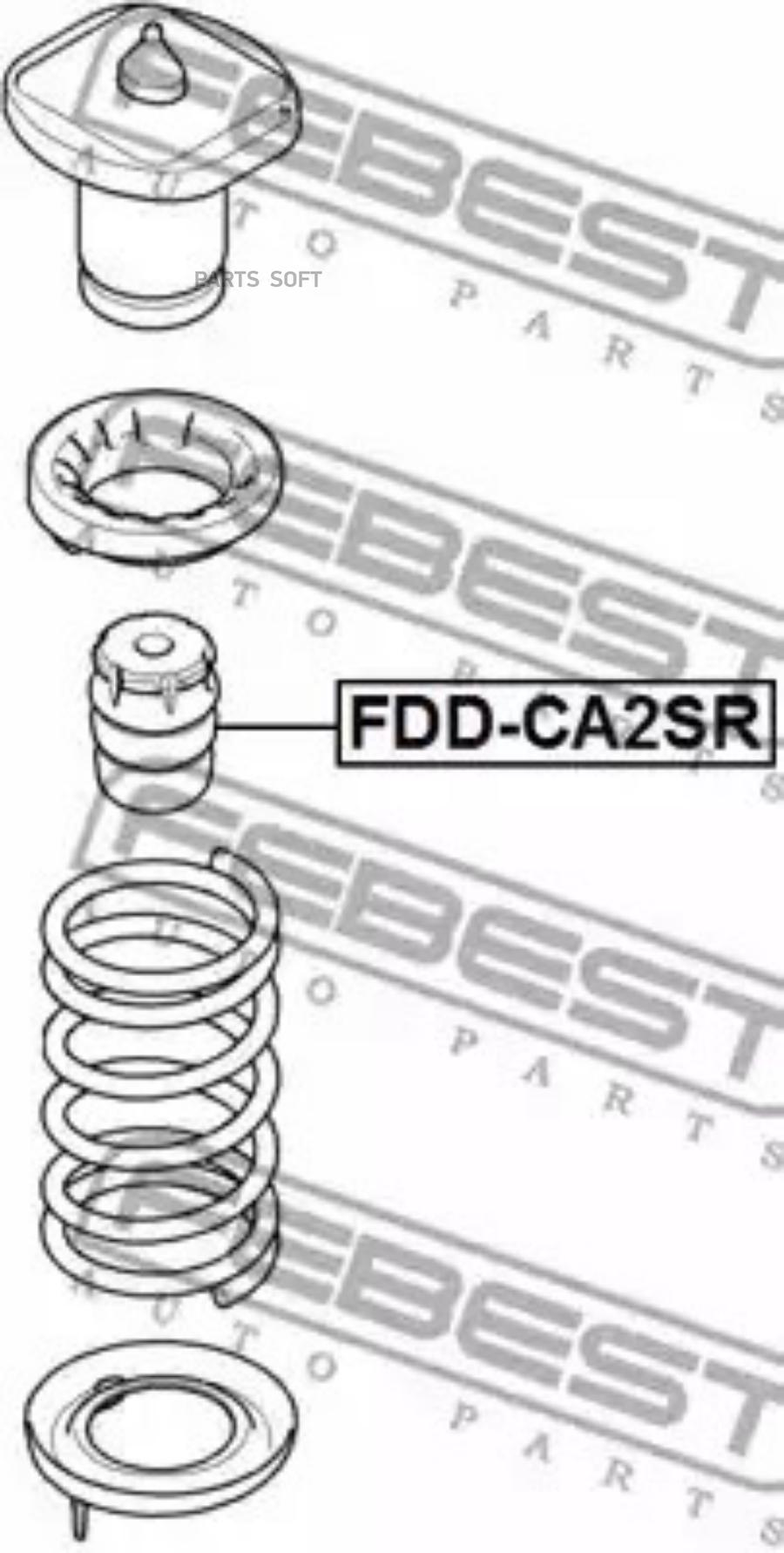 

FEBEST Отбойник зад.аморт.FORD MONDEO CA2 2007-2014 FEBEST FDD-CA2SR