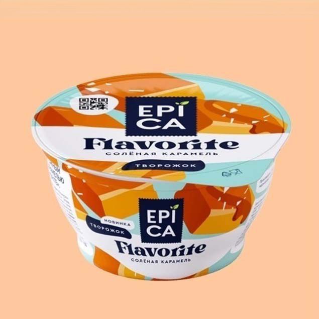 

Творожок Epica Flavorite соленая карамель 7,6% БЗМЖ 130 г