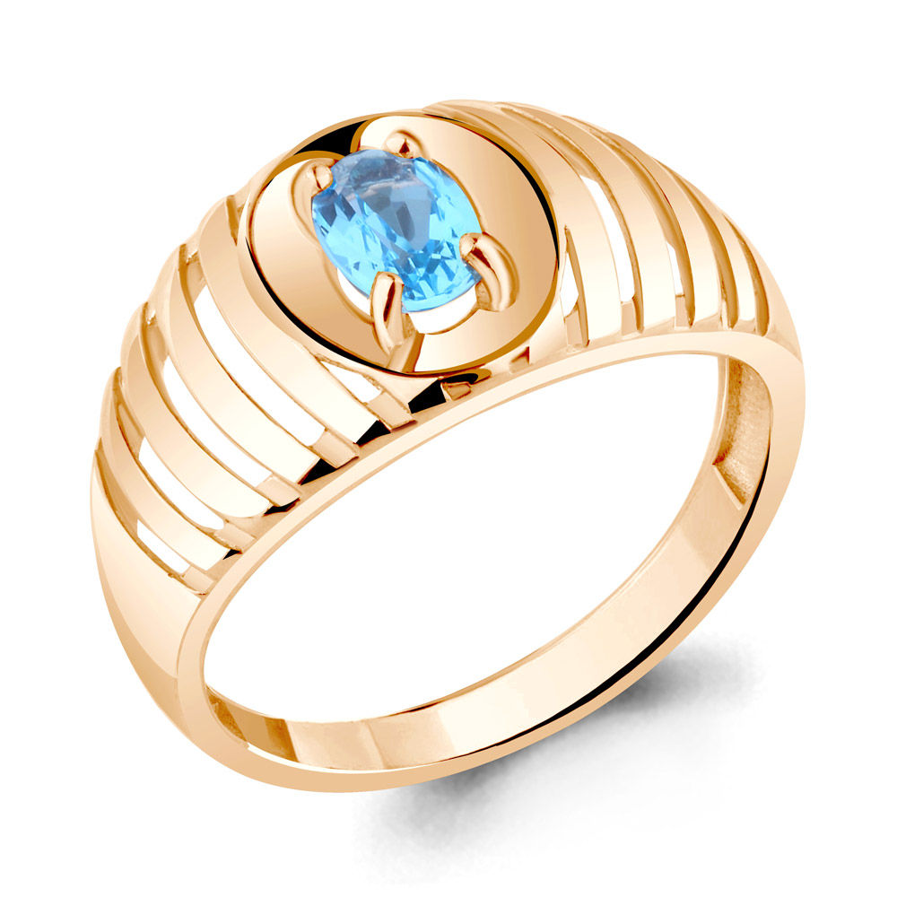 

Кольцо из серебра с топазом Aquamarine Aquamarine 6946105_925_з р. 17,5, 6946105_925_з