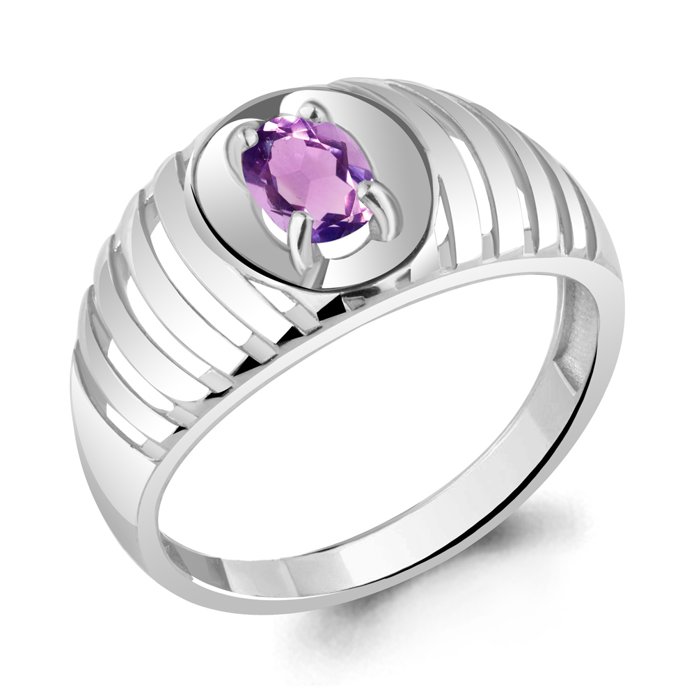 

Кольцо из серебра с аметистом Aquamarine Aquamarine 6946104_925_р р. 18,5, 6946104_925_р